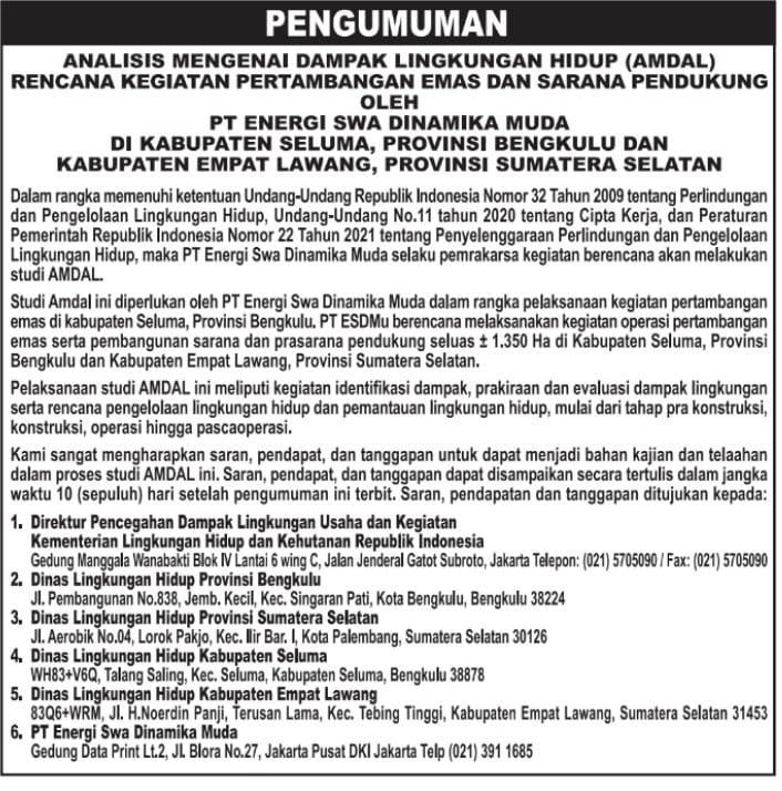 pengumuman