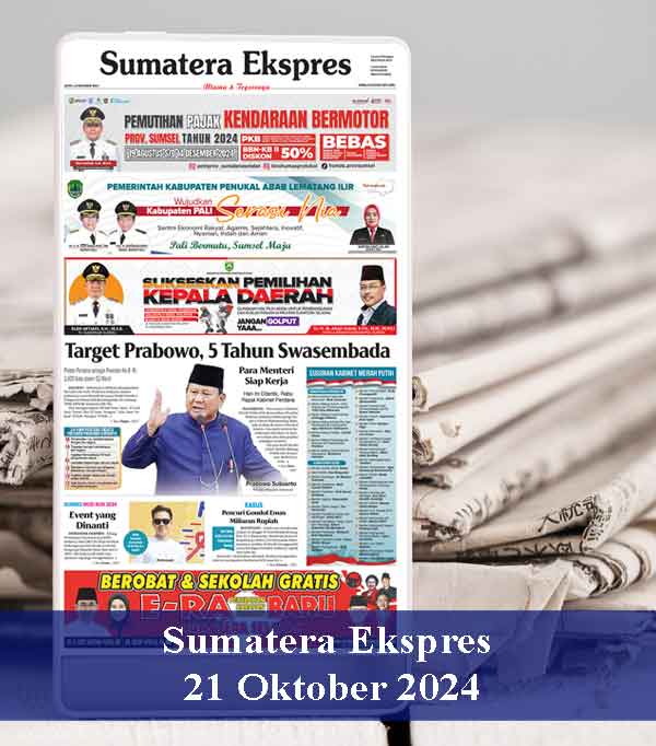 Sumatera Ekspres 21 Oktober 2024