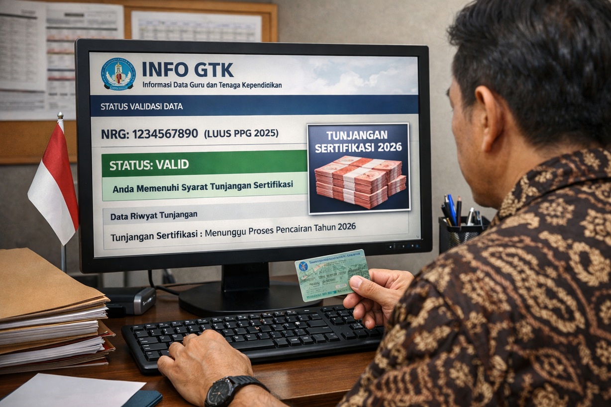 Hubungan Langsung Foto PPG dengan Serdik, NRG, dan Tunjangan Guru