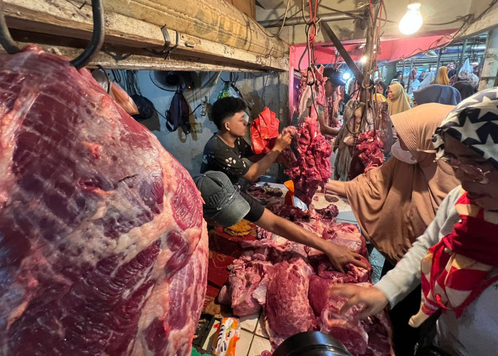 Pantauan Harga Sembako di Pasar Tradisional Lemabang Jelang  Puasa Ramadhan Sejumlah Harga Mengalami Kenaikan. 
