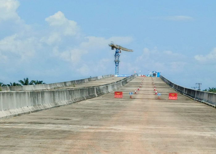  Proyek Jembatan Musi V Menuju Penyelesaian, Tol Kayuagung - Palembang Betung