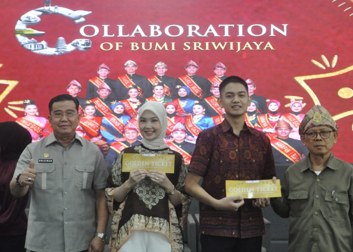Golden Tiket Road Show Akbar Pemilihan Bujang Gadis Palembang 2024
