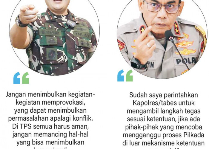 Ini Perintah Tegas Kapolda Sumsel dan Warning Danrem 044/Gapo, bagi Pengacau Pilkada Serentak 2024