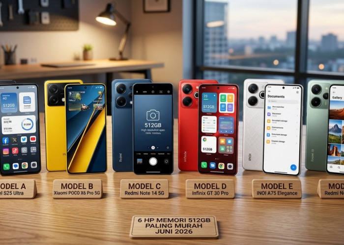 Bosan Memori Penuh? Ini 6 HP 512GB Termurah Juni 2026, Cuma 2 Jutaan!