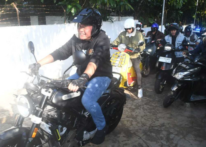 Touring Seru Herman Deru Bersama Komunitas Motor Menuju Kayu Agung, Promosi Wisata OKI, Kuatkan Silaturahmi