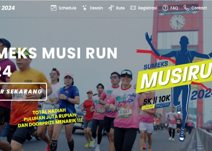 Buruan! Diskon Pendaftaran Musi Run Seri V 2024 Berakhir 31 Oktober, Hampir Seribu Runner Sudah Daftar