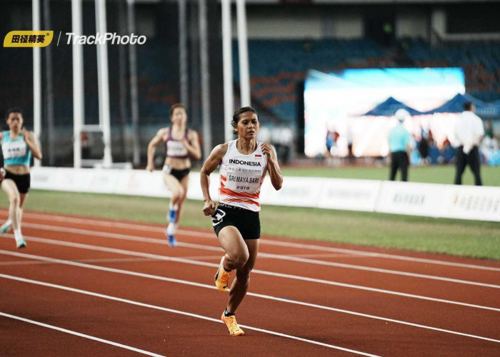 Pelari Asal Sumsel-Alhamdulillah pelari asal Sumatera Selatan Sri Maya Sari memperoleh medali Perak nomor 400 m Putri dalam Kejuaraan dunia The 2nd Belt and Road Athletic Invitation Meeting di Chongqing China. Foto: Dispora Sumsel for Sumeks

