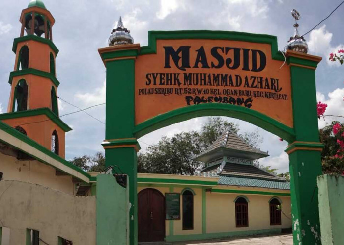 Masjid Syekh Azhari Pulau Seribu Palembang, Masjid Berusia 130 Tahun