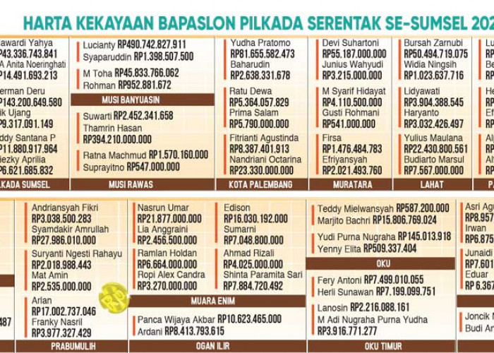 Miliki Harta Rp490,7 Miliar Lucianty Cakada Terkaya, Thamrin Terbanyak Aset Tanah Tersebar di 177 Tempat