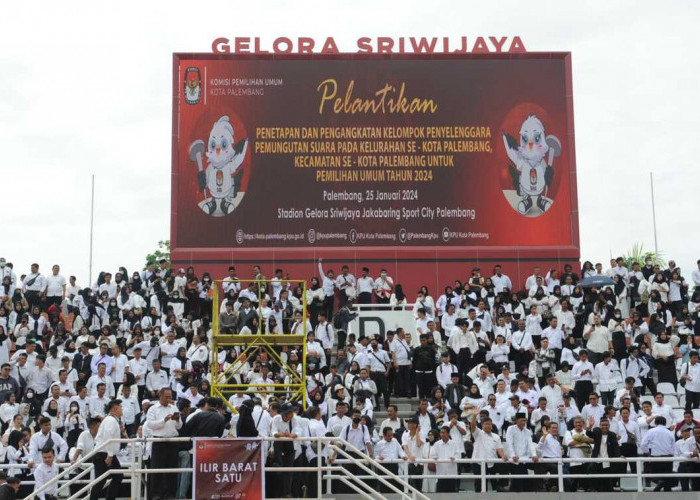 Pelantikan KPPS Se-Kota Palembang