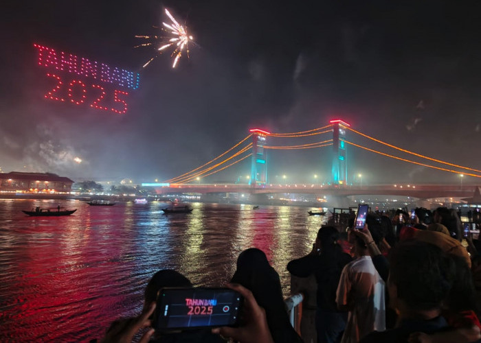 Palembang Bak New York! Drone Show dan Musi Cruise Jadi Magnet Wisata Baru