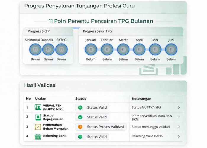 11 Poin Penentu Pencairan TPG Bulanan 2026, Wajib Valid di Info GTK