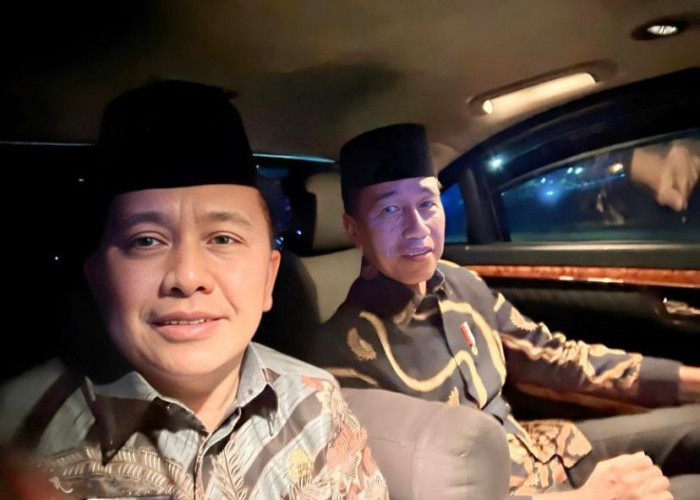 PJ Gubernur Sumsel Satu Mobil dengan Presiden Jokowi