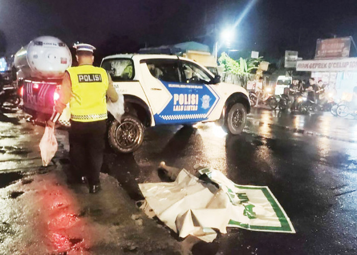 Histerisnya Bripda Fajri Datangi TKP Laka Lantas di Lubuklinggau, Korban Tewas Ternyata Ayahnya Sendiri