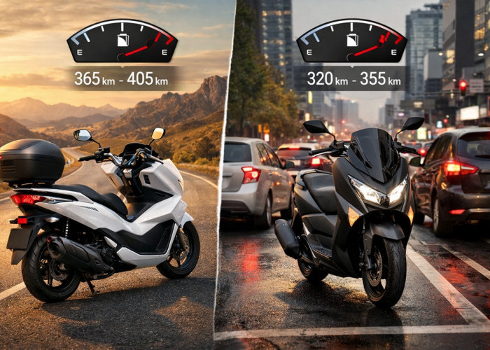 Honda PCX 160 vs Yamaha NMAX: Kapasitas Tangki Jadi Faktor Penentu Jarak Tempuh
