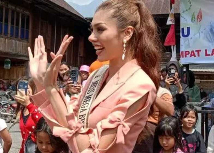Kegiatan Seru Miss Mega Bintang Indonesia 2024 Nova Liana Saat Pulkam ke Desa Penantian, Simak Yuk!