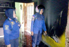 Hampir Berbarengan 2 Kebakaran di Lahat, Asrama Putri Akper dan Rumah Satpam Bank