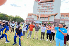 Kebersamaan ASN Terbangun Lewat Senam Pagi dan Olahraga Tradisional