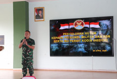 Prajurit Kodim 0402/OKI-OI Diberi Penyuluhan Hukum, Tekankan Disiplin dan Kepatuhan Aturan