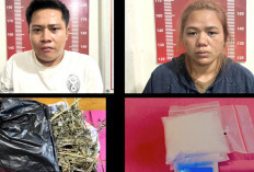 Pasutri Tidak Sekamar Lagi, Gara Edarkan Narkoba dari Bengkulu ke Muratara
