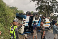 Detik-Detik Microbus Gagal Nanjak di OKU Selatan, 28 Penumpang Jadi Korban