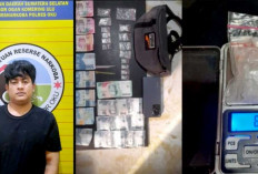 Pengedar Sabu Kecele, Transaksi dengan Polisi Menyamar, 8 Paket Sabu Didapati dalam Kamarnya