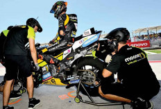  Hebat! Meski Cedera, Luca Marini Rebut Pole Position MotoGP Indonesia