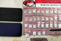 37 Paket Sabu Disita, 3 Pengedar Ditangkap di Palembang