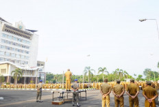 Ribuan Pegawai Serbu Apel Senin, Semangat Kedisiplinan di Pemkot Prabumulih Meningkat