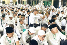 Mulai Persiapan Haji, Ribuan Calon Jemaah Haji Kota Palembang Ikuti Manasik