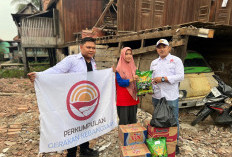 PGK Sumsel Peduli, Salurkan Bantuan untuk Keluarga Korban Rumah Roboh di Tangga Buntung