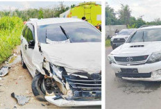 Sopir Kurang Konsentrasi Picu Tabrakan Beruntun, Pengemudi dan Penumpang Tiga Mobil Hanya Terluka