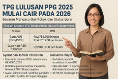Besaran Dana Tunjangan Sertifikasi  2026 Terungkap, Ini Rincian yang Bakal Diterima Lulusan PPG Guru Tertentu 