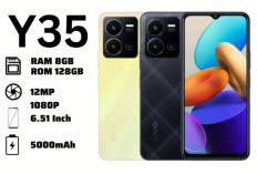 Cuma 2 Jutaan Tapi Berasa HP Sultan! vivo Y35 Masih Ngeri di 2026, Desain Mewah & Ngecas Kilat 44W