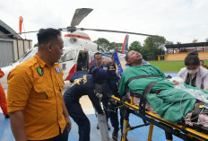 Tragis! Korban Selamat Kecelakaan Maut Bus ALS Diterbangkan ke Palembang dengan Helikopter Polri