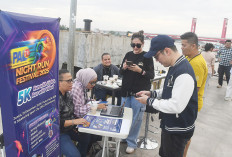 CEO RS Siloam Sriwijaya Daftar PalTV Night Run Festival 2025