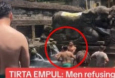 Viral,  Bule Bali Berkelahi di Pura Tirta Empul Saat Melukat, Pemicunya Gara-Gara Hal Ini!