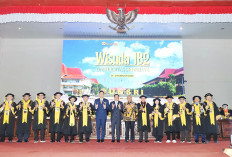 Unsri Sampaikan Usulan  Sarana Pelatihan Pendidikan, Menko AHY Beri Orasi Motivasi saat Hadiri Wisuda Ke-182