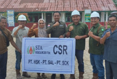 Bantuan CSR PT SCK dan PT HSK untuk Pembangunan Paving Block di SDN 14 Tanjung Lago Resmi Diserahterimakan