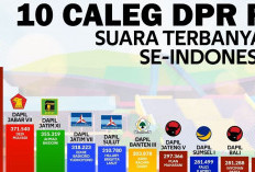 10 Caleg DPR RI dengan Suara Terbanyak di Indonesia, Salah Satunya dari Sumsel, Ini Sosoknya!