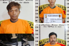 Pelaku Pencurian Sepeda Motor dan Penadahnya Dibekuk Polisi di Banyuasin