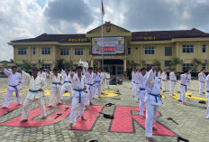 75 Polisi Polres OKI Diuji Habis-habisan, Bela Diri Jadi Penentu Naik Pangkat!