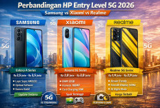 Duel Sengit HP Entry Level 5G 2026: Saat Samsung, Xiaomi, dan Realme Berebut Hati Pengguna Pemula