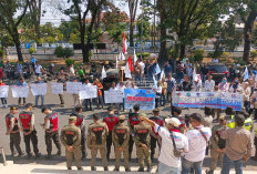 Organisasi Pers Kabupaten Lahat Gelar Aksi Damai Tuntut Penegakan Martabat Profesi