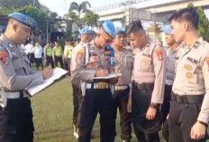 Polrestabes Palembang Gelar Razia Penampilan, Polisi Rambut Gondrong dan Jenggot Panjang Disikat