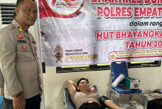 Polres Empat Lawang Sukses Gelar Donor Darah di HUT Bhayangkara ke-78, Kapolres Ungkap Hal Ini!