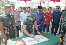 Buka Akses, Pangdam II/Sriwijaya Resmikan Jembatan Gantung Garuda