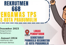 Kabar Gembira, Bawaslu Kota Prabumulih Buka Pendaftaran 668 PTPS, Yuk Buruan Daftar!