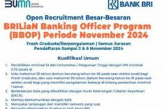 INFO LOKER: BUMN Bank BRI Buka Rekrutmen, Simak Posisi dan Syarat Pendaftarannya