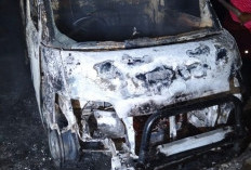 Mobil Pickup Terbakar di Desa Margo Bakti, Kerugian Capai Rp45 Juta
